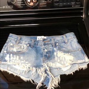 One Teaspoon Trashwhores Shorts